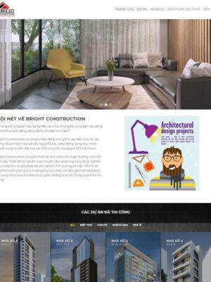 Theme wordpress công ty kiến trúc