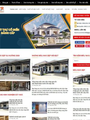 Theme wordpress kiến trúc 06