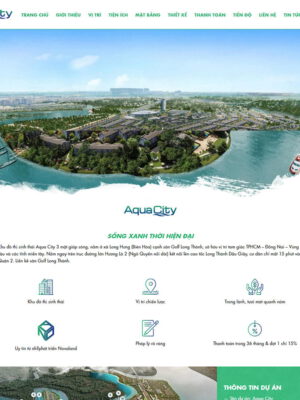 landing page bất động sản đẹp