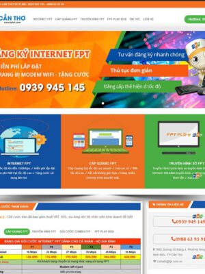 theme wordpress lắp mạng FPT