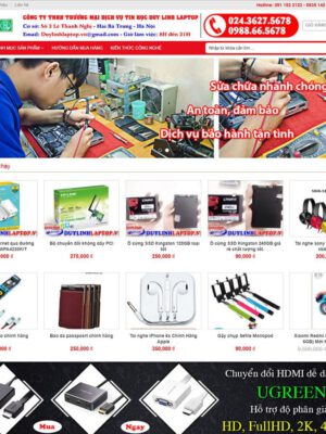 theme wordpress bán linh kiện điện tử