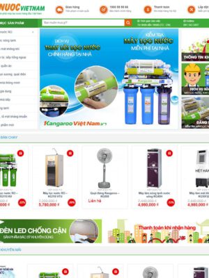 Theme wordpress bán lọc nước