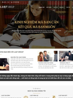 theme wordpress dịch vụ luật sư