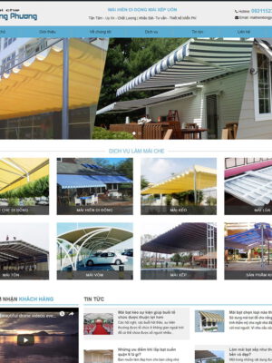 Theme wordpress giới thiệu mái hiên