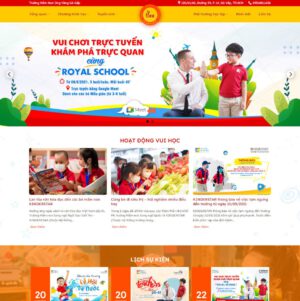 Theme wordpress trường mầm non