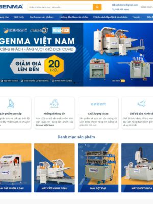 Theme wordpress bán máy cắt