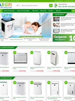 theme wordpress bán máy lọc