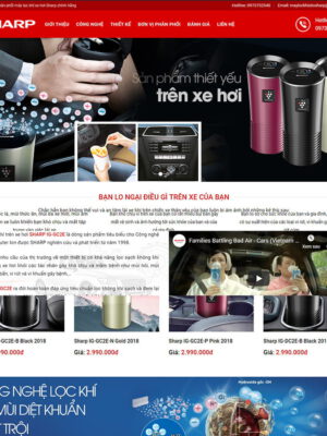 theme wordpress máy lọc khí