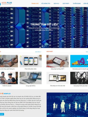 Theme wordpress trung tâm dữ liệu