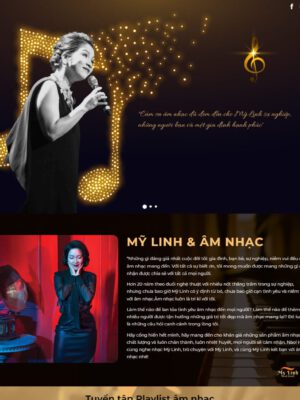 Theme wordpress dịch vụ âm nhạc