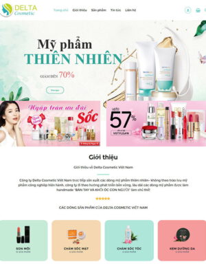 Theme wordpress flatsome mỹ phẩm 10