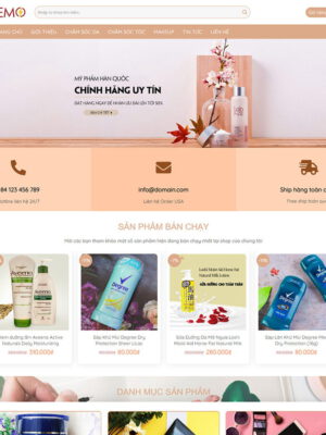 Theme wordpress mỹ phẩm 15