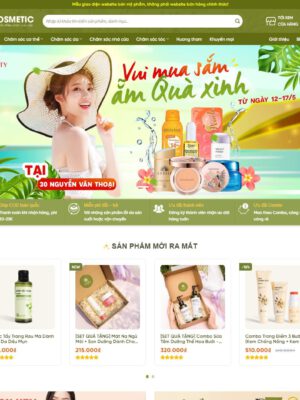 Theme wordpress mỹ phẩm 18