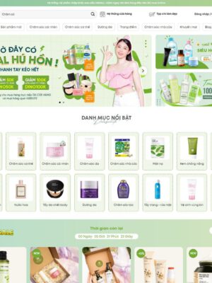 Theme wordpress mỹ phẩm 20