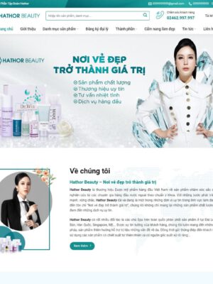 Theme wordpress mỹ phẩm 21