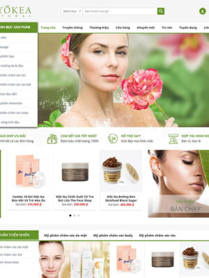 theme wordpress flatsome mỹ phẩm
