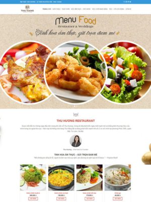 Theme wordpress nhà hàng 02