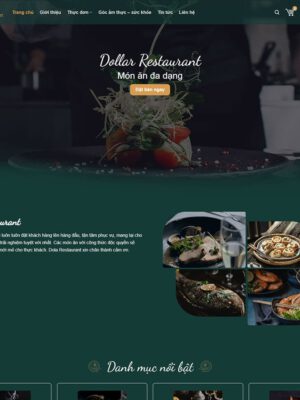 Theme wordpress nhà hàng, quán ăn 05