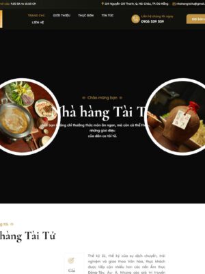 Theme wordpress nhà hàng 06