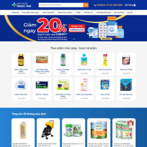 Theme wordpress nhà thuốc