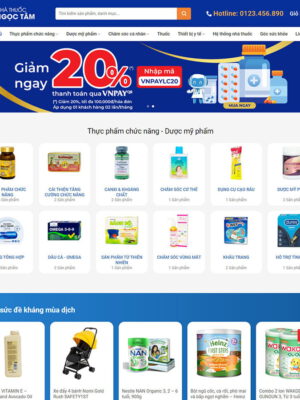 Theme wordpress nhà thuốc