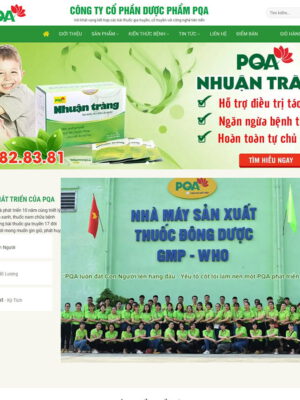 Theme wordpress nhà thuốc 02