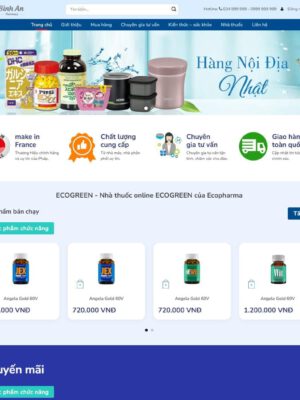 Theme wordpress nhà thuốc 07