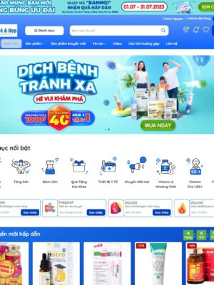 Theme wordpress nhà thuốc 08