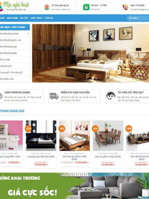 Theme Wordpress bán nội thất