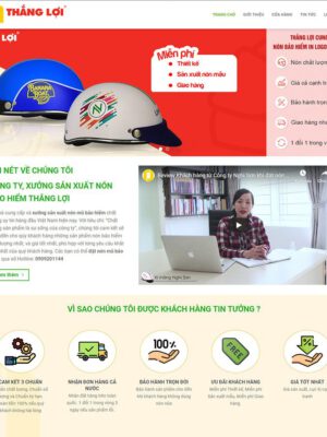 theme wordpress bán nón bảo hiểm
