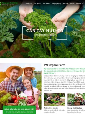 Theme wordpress nông sản 02