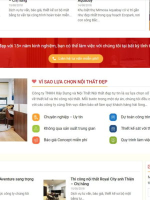 Theme wordpress nội thất đẹp