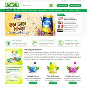 Theme wordpress bán nước giặt, bột giặt