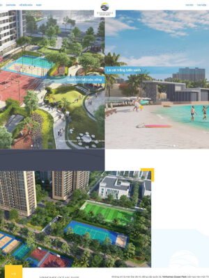 Theme wordpress bất động sản ocean park