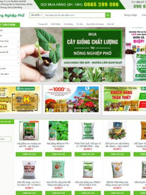 Theme wordpress bán sản phẩm nông nghiệp , phân bón