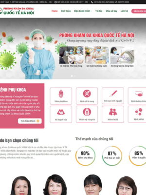 Theme wordpress phòng khám 01