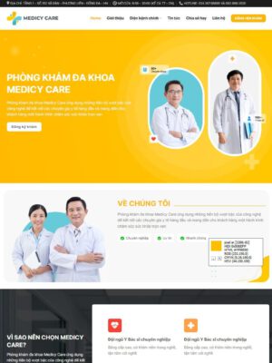 Theme wordpress phòng khám 02
