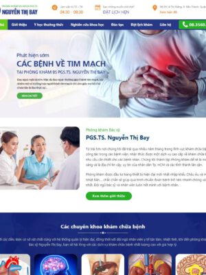 Theme wordpress phòng khám 05