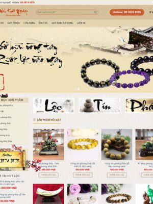 Theme wordpress bán đồ phong thủy