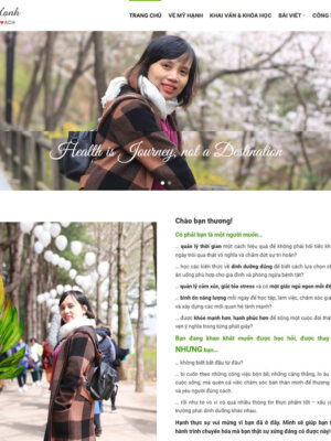 Theme wordpress giới thiệu profile cá nhân