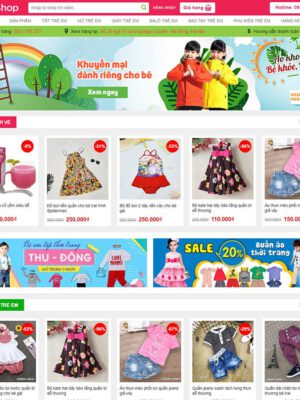 theme wordpress quần áo 01