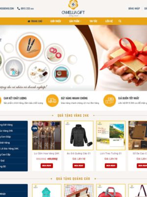 Theme wordpress bán quà tặng đẹp