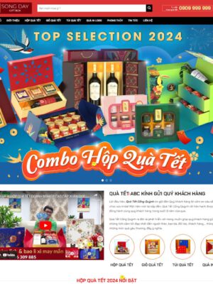 Theme wordpress bán quà tết 01