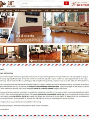 Theme wordpress bán đồ gỗ