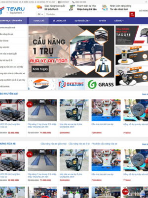 Theme wordpress shop phụ kiện ô tô