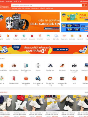 theme wordpress bán hàng shopee