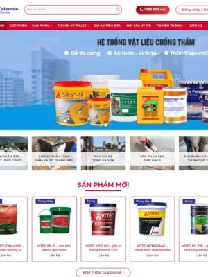 Theme wordpress bán sơn chống thấm