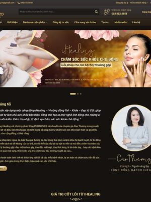 Theme wordpress dịch vụ spa 05