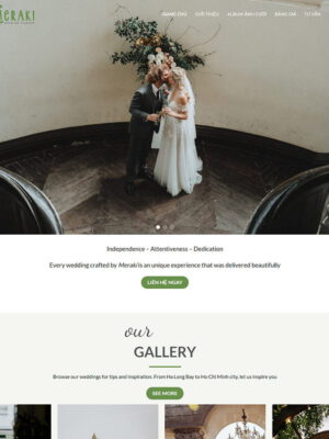 Theme wordpress studio ảnh cưới