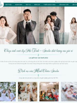 Theme wordpress studio ảnh cưới 03